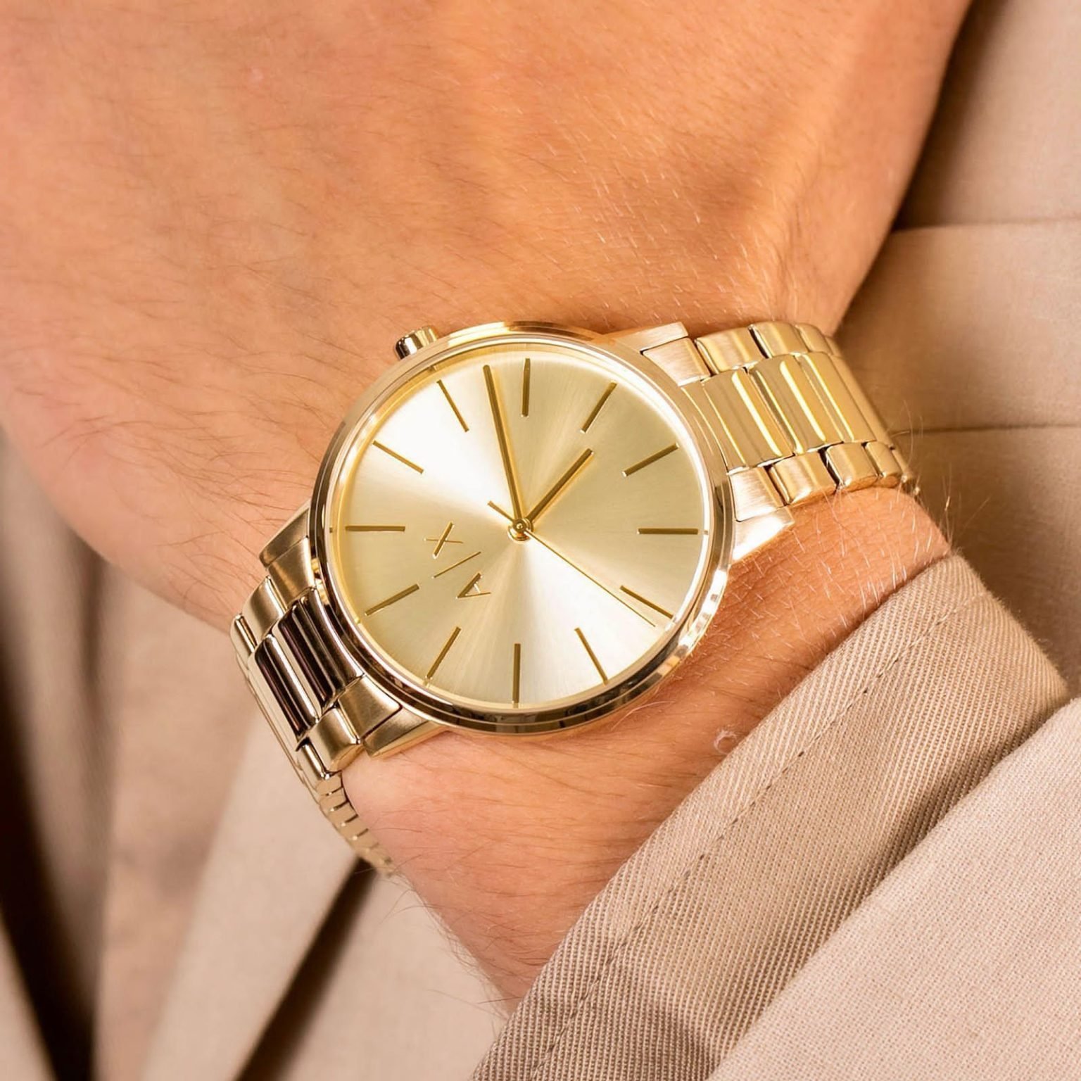 Armani Exchange Mens Stainless Steel Analogue Watch - Image 3