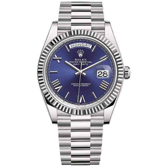 ROLEX PERPETUAL DAY DATE 40 MM STAINLESS STEEL WATCH (With Og Box)