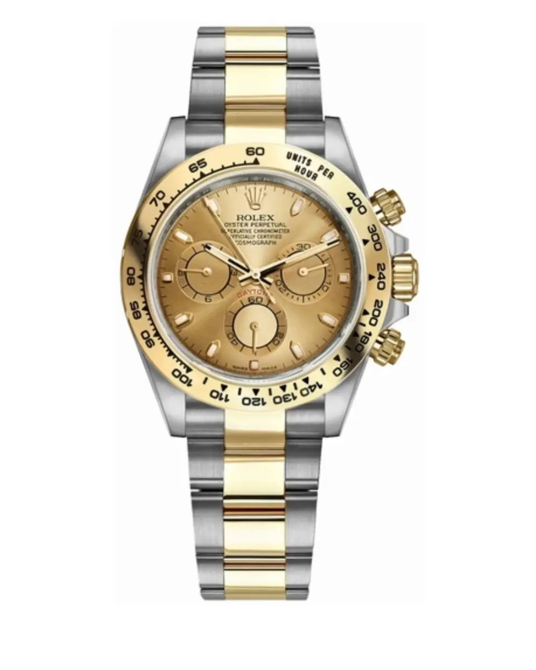 ROLEX COSMOGRAPH DAYTONA YELLOW GOLD & STEEL MEN'S WATCH