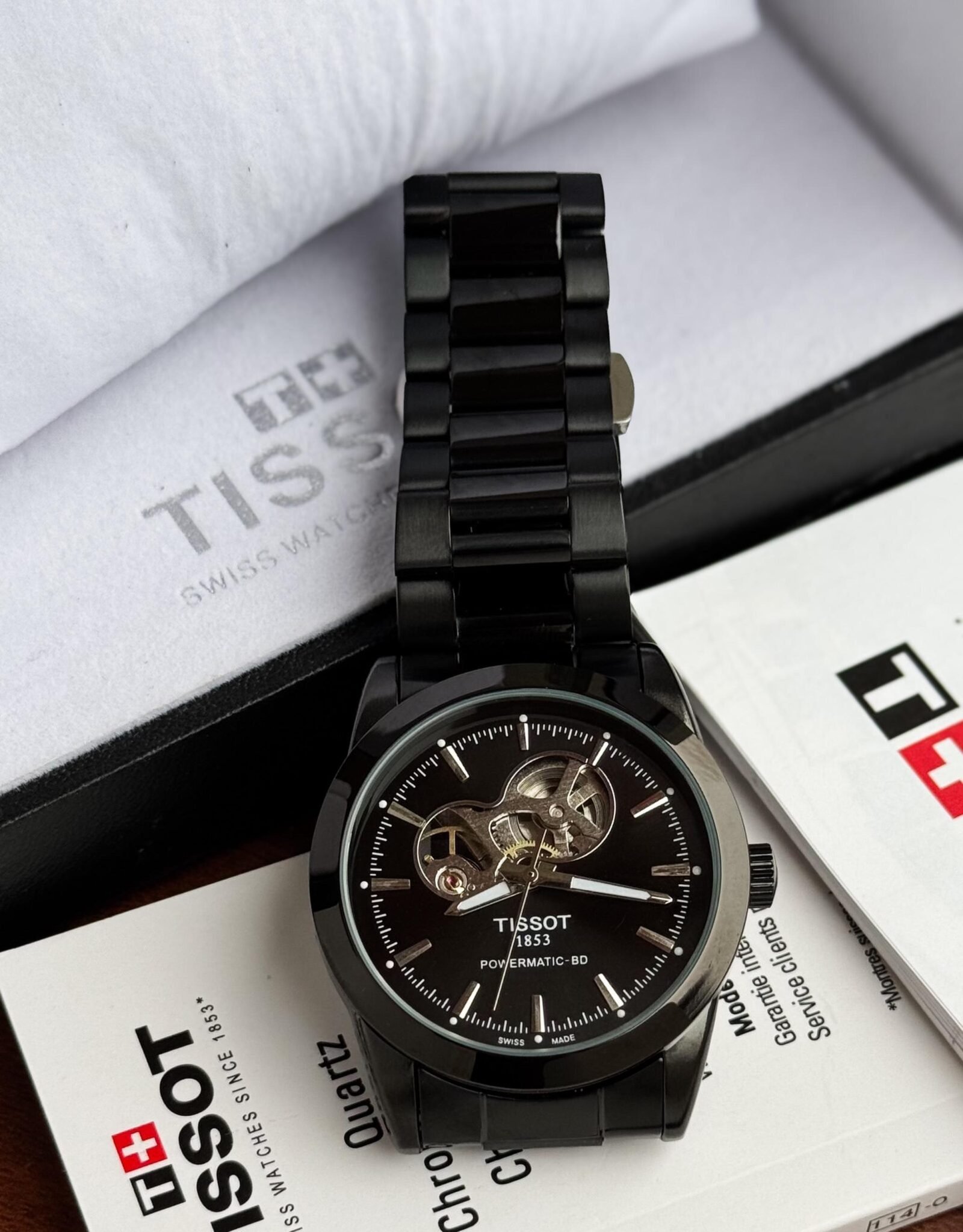 TISSOT 1853 POWERMATIC 80 "GENTLEMEN" PREMIUM QUALITY METAL WATCH - Image 3