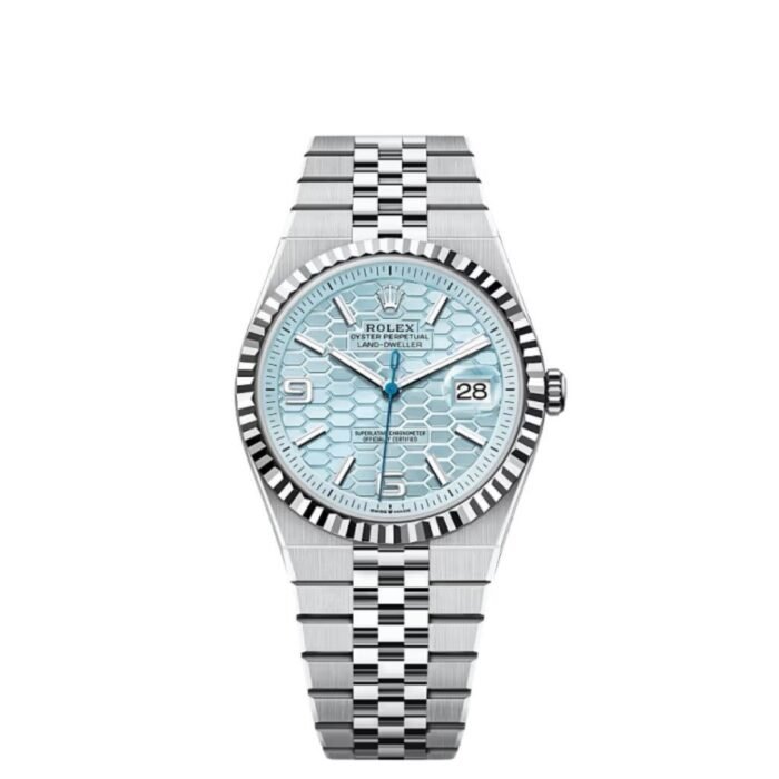 ROLEX LAND-DWELLER 40 OYSTER STEEL PLATINUM WATCH (2025) MODEL (With Og Box)