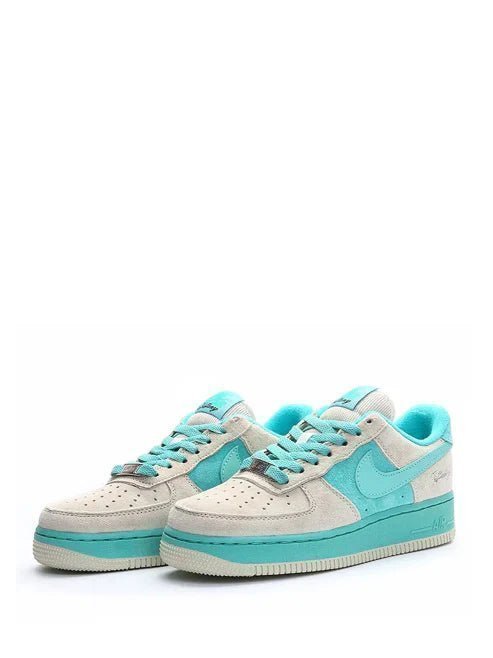 airforce 1 x tiffany grey blue with og box bottel packing laces - Image 4