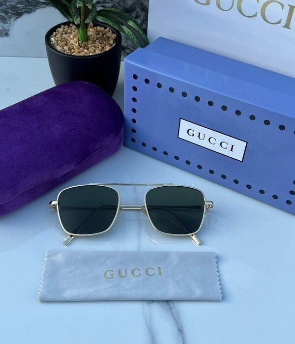 Branded Gci Jawan Movie Silver Black Sunglasses (With Original Kit)