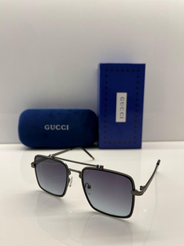 Branded square bridge_13 Sunglasses (With Original Kit)