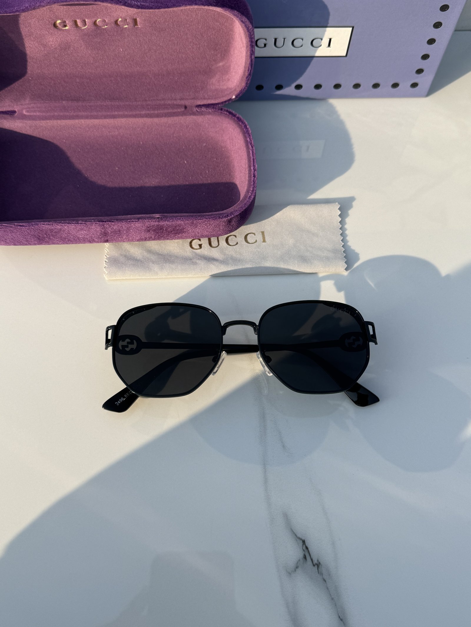 Branded Sunglasses 2496_full_black(With Original Kit)