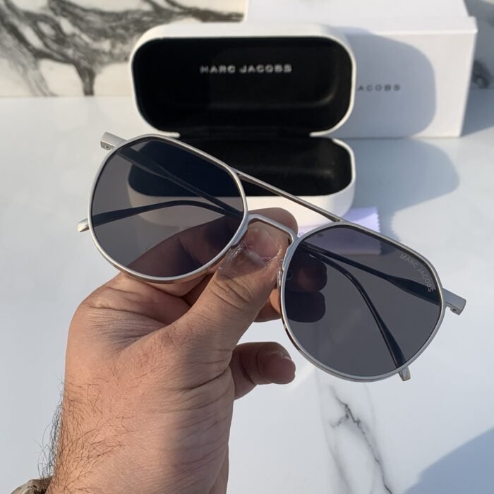 Branded MJ Silver Grey Sunglasses (With Original Kit)