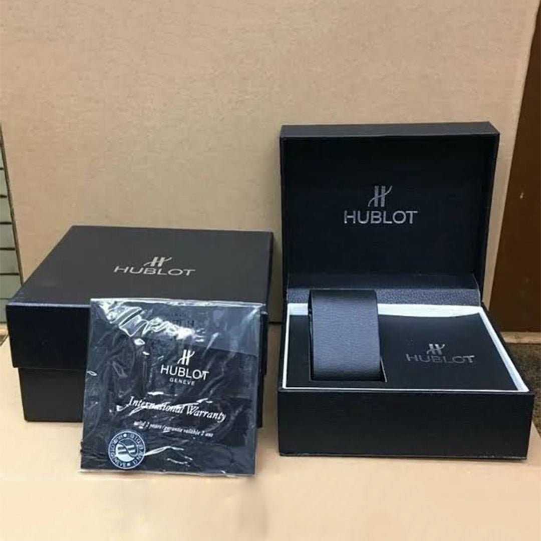 Hublot Grey Leather Belt Rohit Sharma Watch - Image 6