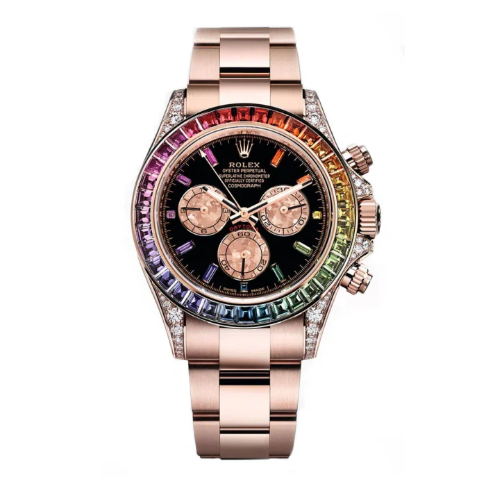 Rolex Rainbow daytona rose gold (With Og Box)