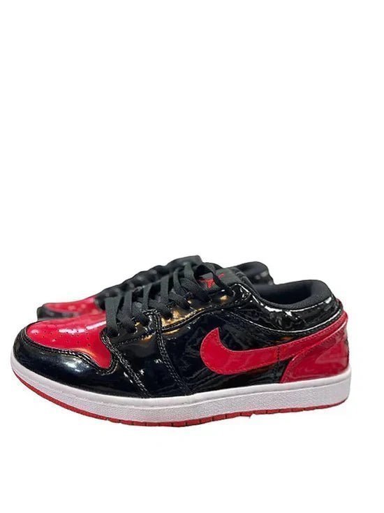 JORDAN RETRO 1 LOW PATENT BRED - Image 3