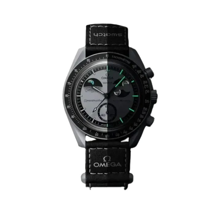 Swatch x Omega Bioceramic Moonswatch Mission to the Super Black Moonphase