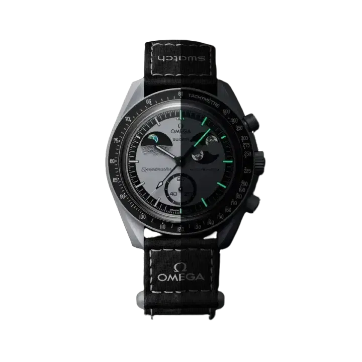 Swatch x Omega Bioceramic Moonswatch Mission to the Super Black Moonphase