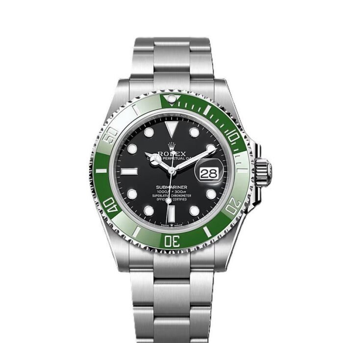 Rolex Submarine green and a black dial date (With Og Box)